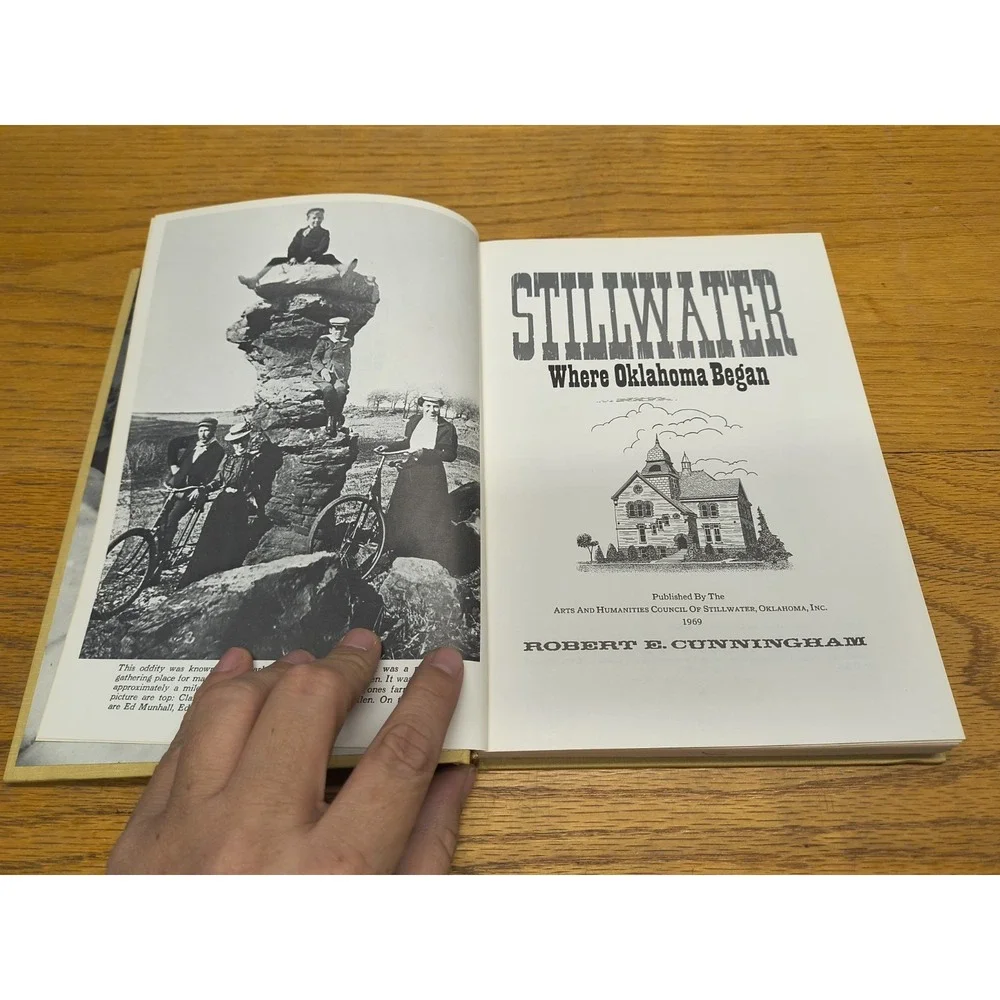 1979 STILLWATER Where Oklahoma Began Robert‎ E CUNNINGHAM photos history book
